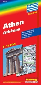 Plattegrond - Stadsplattegrond Athene | Hallwag