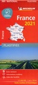 Wegenkaart - landkaart 791 Frankrijk recto-verso 2021 geplastificeerd | Michelin