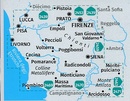 Wandelkaart - Fietskaart 2440 Toscana | Kompass