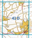 Topografische kaart - Wandelkaart 41D Dinxperlo | Kadaster