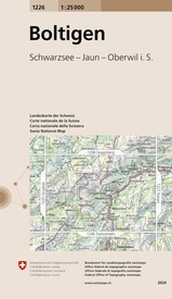 Wandelkaart - Topografische kaart 1226 Boltigen | Swisstopo