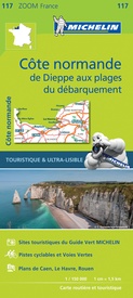 Wegenkaart - landkaart 117 Côte Normande | Michelin