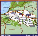 Wegenkaart - landkaart 342 Hautes-Pyrenees, Pyrenees Atlantigues | Michelin