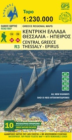 Wegenkaart - landkaart R3 Central Greece - Midden Griekenland, Thessalie en Epirus | Anavasi