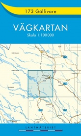 Wegenkaart - landkaart 173 Vägkartan Gallivare Gällivare  | Lantmäteriet
