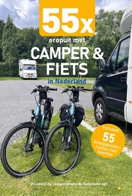 Reisgids 55x eropuit met camper en fiets | Orange Books