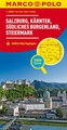 Wegenkaart - landkaart 2 Salzburg, Kärnten, Steiermark, Südliches Burgenland  | Marco Polo