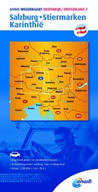 Wegenkaart - landkaart 3 Salzburg, Stiermarken, Karinthië | ANWB Media