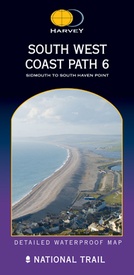 Wandelkaart South West Coast Path 6 | Harvey Maps