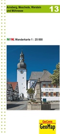 Wandelkaart 13 Arnsberg, Meschede, Warstein und Möhnsee | GeoMap