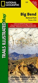 Wandelkaart - Topografische kaart 225 Big Bend National Park | National Geographic