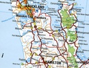 Wandkaart Nieuw Zeeland - New Zealand super wallmap | Hema maps