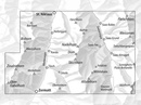 Wandelkaart - Topografische kaart 2526 Saas - Fee | Swisstopo