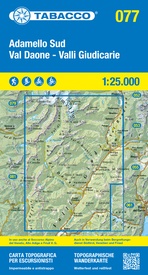 Wandelkaart 077 Adamello Sud / Val Daone / Valli Giudicarie | Tabacco Editrice