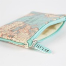   Kleine portemonnee met vintage wereldkaart | Sass & Belle