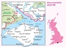 Wandelkaart - Topografische kaart 196 Landranger The Solent & The Isle of Wight, Southampton & Portsmouth | Ordnance Survey