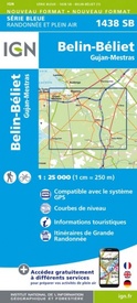 Wandelkaart - Topografische kaart 1438SB Belin-Béliet | IGN - Institut Géographique National