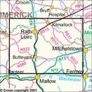 Topografische kaart - Wandelkaart 73 Discovery Ierland  discovery map Cork, Limerick | Ordnance Survey Ireland