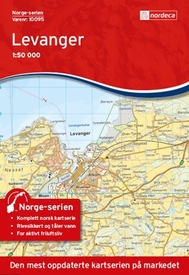 Wandelkaart - Topografische kaart 10095 Norge Serien Levanger | Nordeca