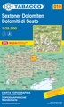 Wandelkaart 010 Sextener Dolomiten - Dolomiti di Sesto | Tabacco Editrice