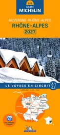 Wegenkaart - landkaart 523 Rhône-Alpes - Auvergne 2027 | Michelin