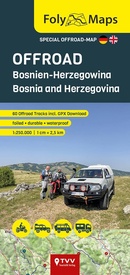 Wegenkaart - landkaart Foly Maps OFFROAD Bosnia and Herzegovina | TVV Touristik Verlag