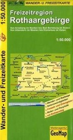 Wandelkaart Freizeitregion Rothaargebirge. Siegerland, Wittgenstein ( Sauerland met Winterberg ) | GeoMap