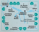 Wandelkaart 57 Bruneck, Brunico - Toblach, Dobbiaco | Kompass