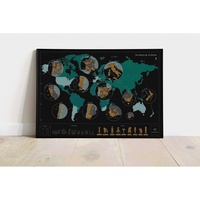 World - Carte du vin | Engelstalig | 70 x 50 cm