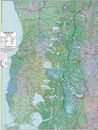 Wegenkaart - landkaart Lagos del Sur - Araucania - Puerto Montt - Bariloche | Zagier & Urruty