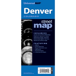 Stadsplattegrond Denver | Universal maps