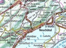 Wandelkaart 25017 Neuchâtel - | Swisstopo