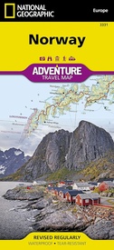 Wegenkaart - landkaart 3331 Adventure Map Noorwegen | National Geographic