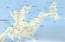Wegenkaart - landkaart Orkney tourist map | Nicolson
