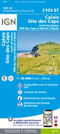 Wandelkaart - Topografische kaart 2103ET Calais | IGN - Institut Géographique National