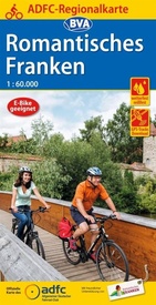 Fietskaart ADFC Regionalkarte Romantische Franken | BVA BikeMedia