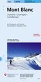 Toerskikaart 292S Ski kaart Mont Blanc / Chamonix / Courmayeur / Gd-St-Bernard | Swisstopo