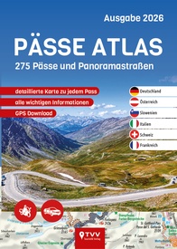 Wegenatlas Pässe Atlas 2026 | TVV Touristik Verlag