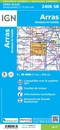 Wandelkaart - Topografische kaart 2406SB Arras, Avesnes-le-Comte | IGN - Institut Géographique National