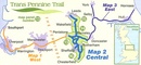 Fietskaart Trans Pennine Trail Map 2 Central Derbyshire & Yorkshire | Sustrans