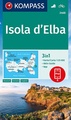 Wandelkaart 2468 Isola d'Elba | Kompass