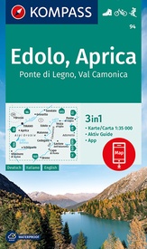 Wandelkaart 94 Edolo - Aprica | Kompass