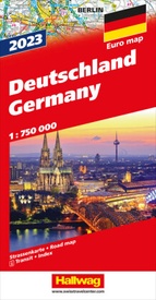 Wegenkaart - landkaart Duitsland - Deutschland | Hallwag