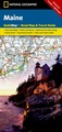 Wegenkaart - landkaart Guide Map Maine | National Geographic