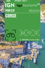 Wegenkaart - landkaart 19 Corsica mini region | IGN - Institut Géographique National