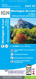 Wandelkaart - Topografische kaart 3341OT Montagne de Lure | IGN - Institut Géographique National