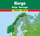 Wegenatlas Autoatlas Noorwegen - Norwegen - Norge | A4-Formaat | Ringband | Freytag & Berndt