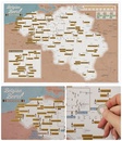 Scratch Map Belgische Bierkaart Collect & Scratch | Maps International