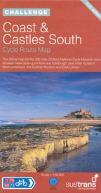 Fietskaart NSCR Coast & Castles Cycle Route (Newcastle - Edinburgh) - NNC - south sea cycle route | Sustrans