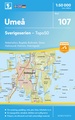 Wandelkaart - Topografische kaart 107 Sverigeserien Umeå | Norstedts